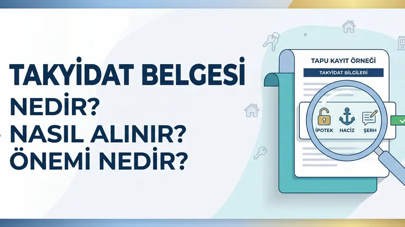 Takyidat Belgesi Nasıl Alınır? (2026 Güncel Rehber)